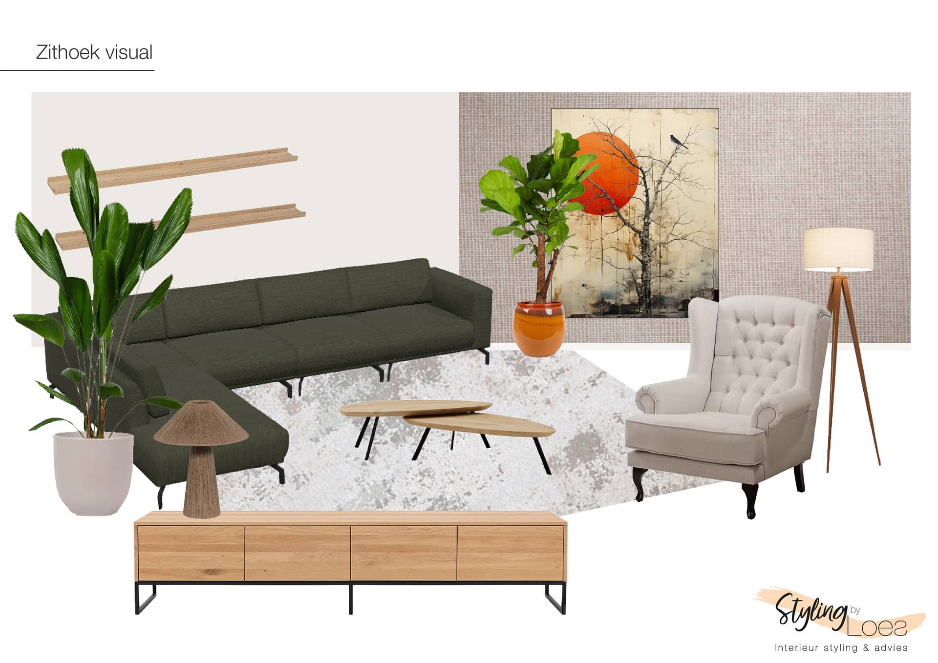 Interieur advies Boskoop - zithoek